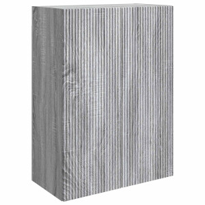 vidaXL Wandkast Grijs Sonoma 66 x 34,5 x 90 cm Bewerkt hout