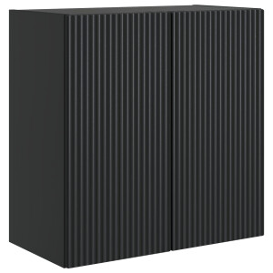 vidaXL Wandkast Zwart 59 x 31 x 60 cm Bewerkt hout