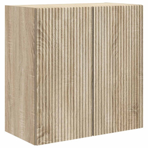 vidaXL Wandkast Sonoma Eiken 59 x 31 x 60 cm Bewerkt hout