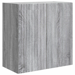 vidaXL Wandkast Grijs Sonoma 59 x 31 x 60 cm Bewerkt hout