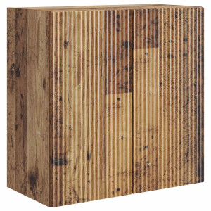 vidaXL Wandkast Oud hout 59 x 31 x 60 cm Bewerkt hout