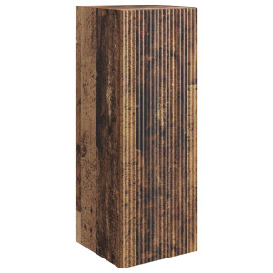 vidaXL Wandkast Oud hout 33 x 34,5 x 90 cm Bewerkt hout