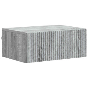 vidaXL Wandbeugel Bedkast Grijs sonoma 49 x 34,5 x 20 cm Bewerkt hout