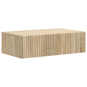 vidaXL Wandmontage Zijtafel Sonoma Eiken 59 x 34,5 x 17 cm