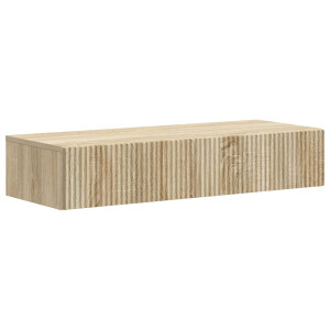 vidaXL Wandmontage Zijtafel Sonoma Eiken 87,5 x 34,5 x 17 cm