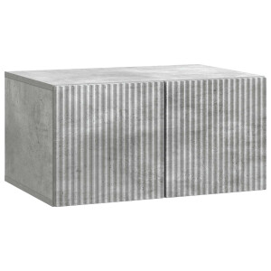vidaXL Wandbeugel TV-kast Betongrijs 59,5 x 41 x 30 cm Bewerkt hout