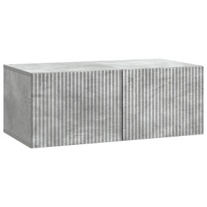 vidaXL Wandbeugel TV-kast Betongrijs 78,5 x 41 x 30 cm Bewerkt hout