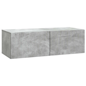 vidaXL Wandbeugel TV-kast Betongrijs 98 x 41 x 30 cm Bewerkt hout