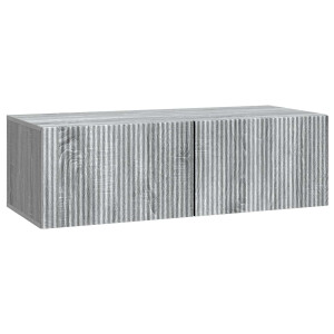 vidaXL Wandbeugel TV-kast Grijs sonoma 98 x 41 x 30 cm Bewerkt hout