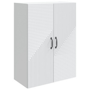 vidaXL Wandkast Wit 66 x 34,5 x 90 cm Bewerkt hout