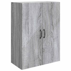 vidaXL Wandkast Grijs Sonoma 66 x 34,5 x 90 cm Bewerkt hout
