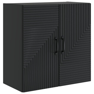 vidaXL Wandkast Zwart 59 x 31 x 60 cm Bewerkt hout