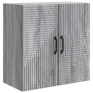 vidaXL Wandkast Grijs Sonoma 59 x 31 x 60 cm Bewerkt hout