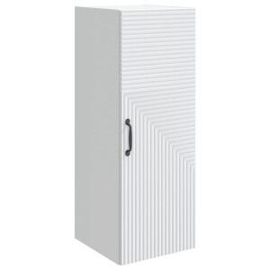 vidaXL Wandkast Wit 33 x 34,5 x 90 cm Bewerkt hout