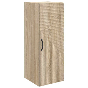 vidaXL Wandkast Sonoma Eiken 33 x 34,5 x 90 cm Bewerkt hout