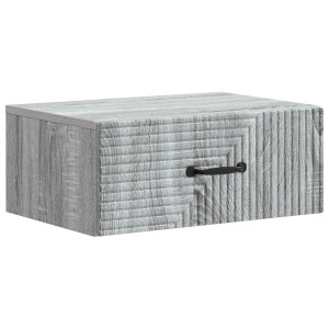 vidaXL Wandbeugel Bedkast Grijs sonoma 49 x 34,5 x 20 cm Bewerkt hout
