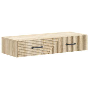 vidaXL Wandmontage Zijtafel Sonoma Eiken 87,5 x 34,5 x 17 cm