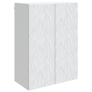 vidaXL Wandkast Wit 66 x 34,5 x 90 cm Bewerkt hout