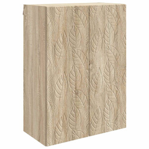 vidaXL Wandkast Sonoma Eiken 66 x 34,5 x 90 cm Bewerkt hout