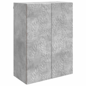 vidaXL Wandkast Betongrijs 66 x 34,5 x 90 cm Bewerkt hout