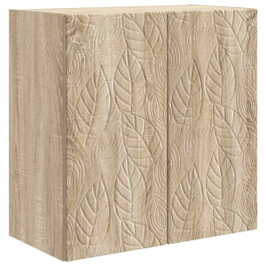 vidaXL Wandkast Sonoma Eiken 59 x 31 x 60 cm Bewerkt hout