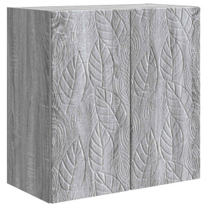 vidaXL Wandkast Grijs Sonoma 59 x 31 x 60 cm Bewerkt hout