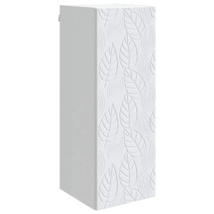 vidaXL Wandkast Wit 33 x 34,5 x 90 cm Bewerkt hout