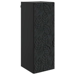 vidaXL Wandkast Zwart 33 x 34,5 x 90 cm Bewerkt hout