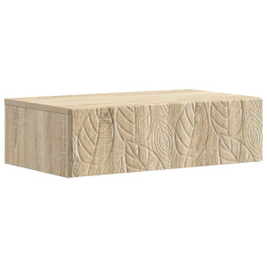 vidaXL Wandmontage Zijtafel Sonoma Eiken 87,5 x 34,5 x 17 cm