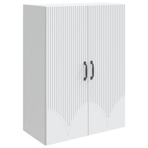 vidaXL Wandkast Wit 66 x 34,5 x 90 cm Bewerkt hout