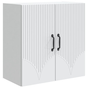 vidaXL Wandkast Wit 59 x 31 x 60 cm Bewerkt hout