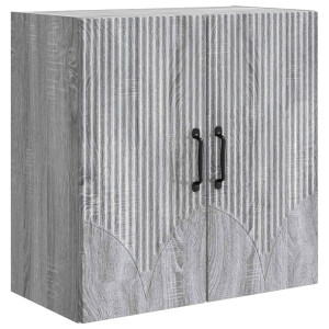 vidaXL Wandkast Grijs Sonoma 59 x 31 x 60 cm Bewerkt hout