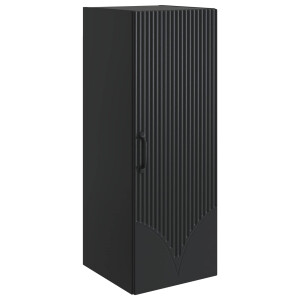 vidaXL Wandkast Zwart 33 x 34,5 x 90 cm Bewerkt hout