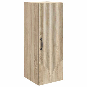 vidaXL Wandkast Sonoma Eiken 33 x 34,5 x 90 cm Bewerkt hout