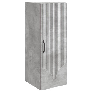 vidaXL Wandkast Betongrijs 33 x 34,5 x 90 cm Bewerkt hout