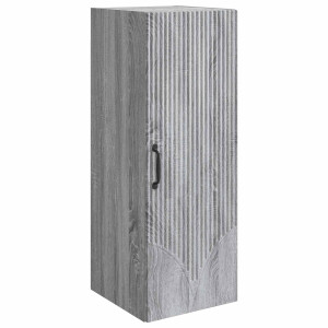 vidaXL Wandkast Grijs Sonoma 33 x 34,5 x 90 cm Bewerkt hout