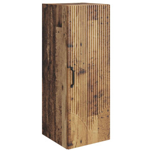 vidaXL Wandkast Oud hout 33 x 34,5 x 90 cm Bewerkt hout