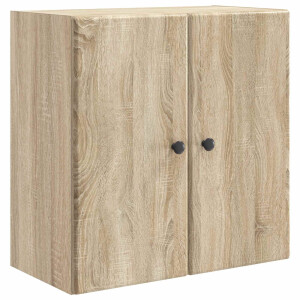vidaXL Wandkast Sonoma Eiken 59 x 31 x 60 cm Bewerkt hout