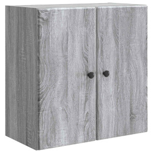 vidaXL Wandkast Grijs Sonoma 59 x 31 x 60 cm Bewerkt hout