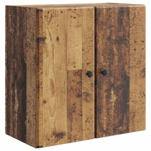 vidaXL Wandkast Oud hout 59 x 31 x 60 cm Bewerkt hout