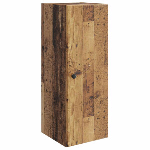 vidaXL Wandkast Oud hout 33 x 34,5 x 90 cm Bewerkt hout