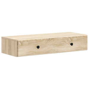 vidaXL Wandmontage Zijtafel Sonoma Eiken 87,5 x 34,5 x 17 cm