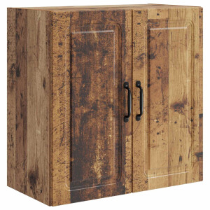 vidaXL Wandkast Oud hout 59 x 31 x 60 cm Bewerkt hout