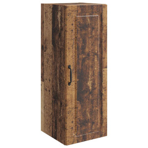 vidaXL Wandkast Oud hout 33 x 34,5 x 90 cm Bewerkt hout