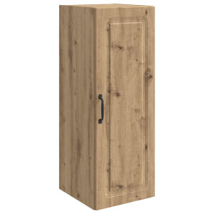 vidaXL Wandkast Artisanaal eiken 33 x 34,5 x 90 cm Bewerkt hout