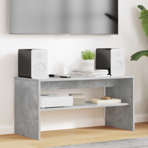 vidaXL TV-kast Beton Grijs 80 x 35 x 40 cm Bewerkt hout