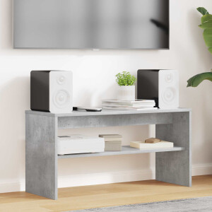vidaXL TV-kast Beton Grijs 80 x 30 x 40 cm Bewerkt hout