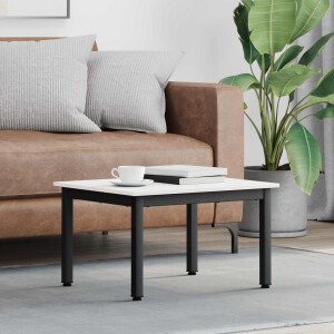 vidaXL Salontafel Wit 60 x 50 x 36 cm Massief grenenhout
