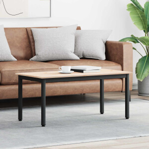 vidaXL Salontafel Naturel 100 x 50 x 45 cm Massief grenenhout