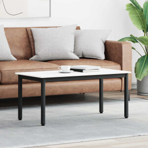 vidaXL Salontafel Wit 100 x 50 x 45 cm Massief grenenhout